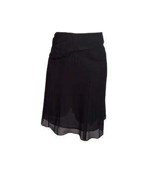Vintage Chanel Silk Sheer Skirt