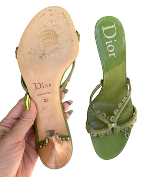 Vintage Dior Scalloped Heels