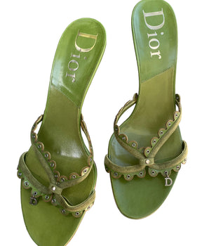 Vintage Dior Scalloped Heels