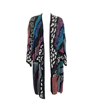 Vintage Neiman Marcus Sequin Duster Kimono