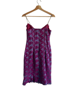 Vintage Nanette Lepore Purple Print Dress