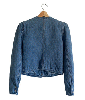 Veronica Beard Denim Quilted Jacket