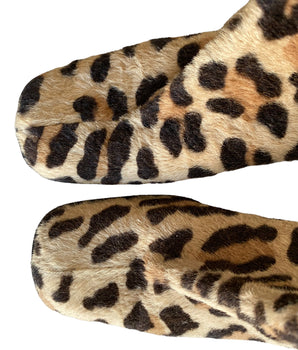 Vintage Moschino Leopard Boots