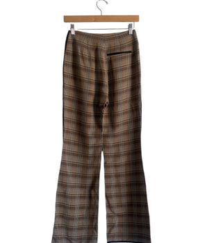 Nanushka Tulip Plaid Tweed Pants